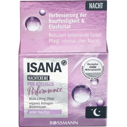 Isana Pro-Kollagen Performance Nachtcreme (Krem do twarzy na noc) - 2