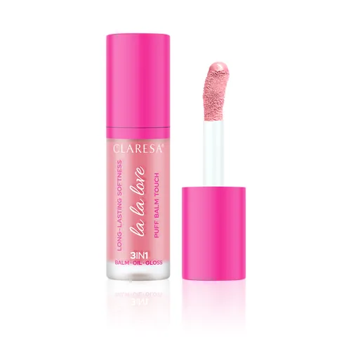 Claresa La La Love, 3in1 Balm Oil Gloss (Kremowy błyszczyk do ust 3w1) - 3