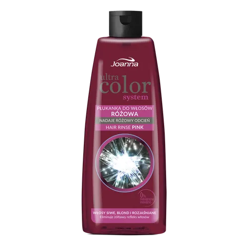 Joanna Ultra Color System, Płukanka do włosów różowa