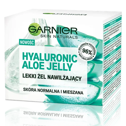 Garnier Skin Naturals, Hyaluronic Aloe Jelly (Lekki żel nawilżający, Skóra normalna i mieszana) - 1