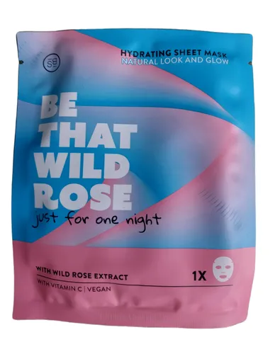 Action Be That Wild Rose, Hydrating  Sheet Mask (Maska w płachcie z ekstraketem z róży i witaminą C)