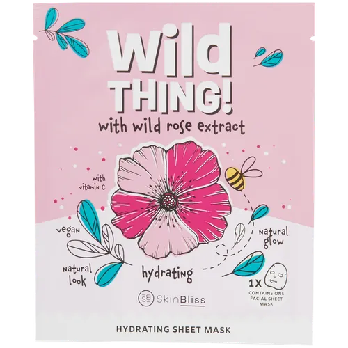 Action Wild Thing! With Wild Rose Extract Hydrating Sheet Mask (Maseczka w płachcie)