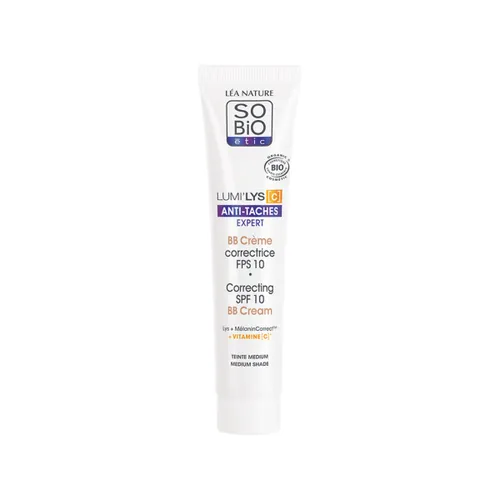 SO'BiO Etic Lumi'Lys [C], Correcting SPF10 BB Cream (Krem BB przeciw przebarwieniom z witaminą C)