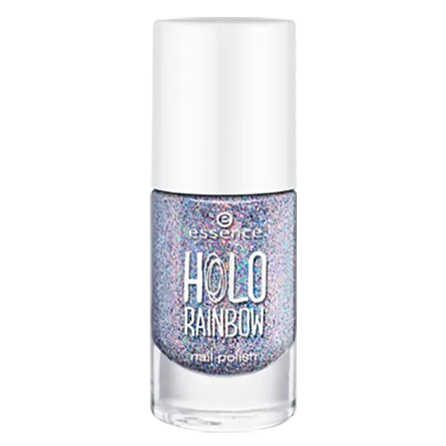 Essence Holo Rainbow, Nail Polish (Holograficzny lakier do paznokci z drobinami brokatu) - 1