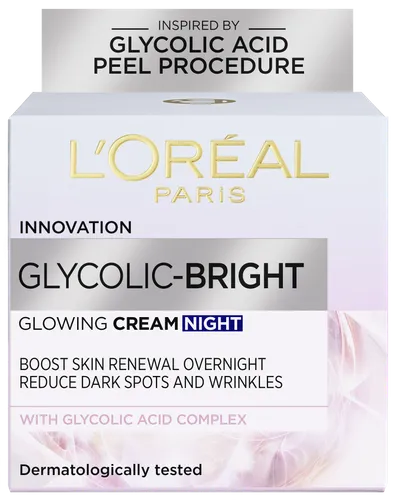 L'Oreal Paris Glycolic Bright, Glowing Cream Night (Krem na noc)