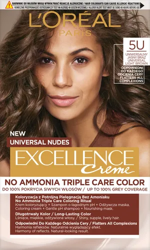 L'Oreal Paris Excellence Creme Universal Nudes No Ammonia Triple Care Color (Farba do włosów) - 2