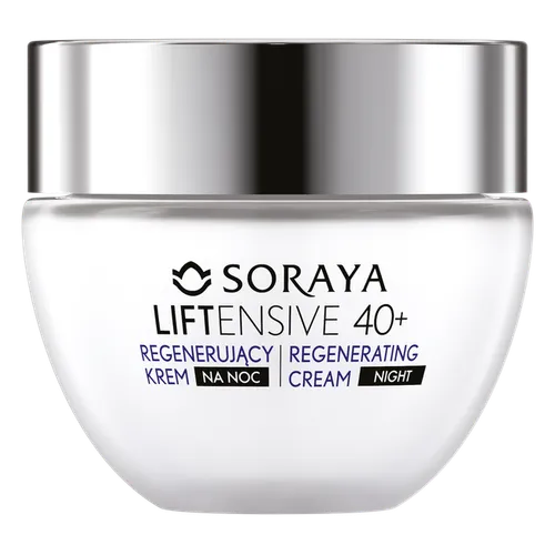 Soraya Liftensive 40+, Krem regeneruący na noc 'Deep Lift Complex  + kwas hialuronowy'