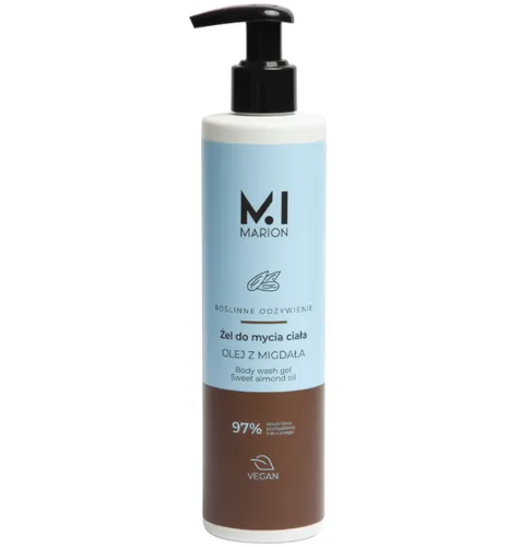 MI Marion Sweet Almond Oil Body Wash Gel (Roślinne Odżywienie, Żel do mycia ciała z olejem z migdała)