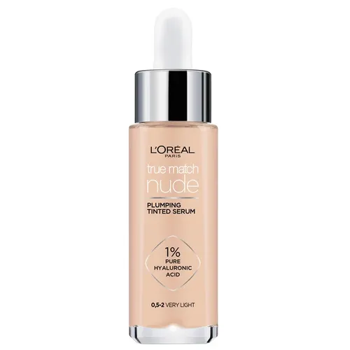 L'Oreal Paris True Match, Nude Plumping Tinted Serum Foundation (Podkład - serum z 1% kwasem hialuronowym) - 1