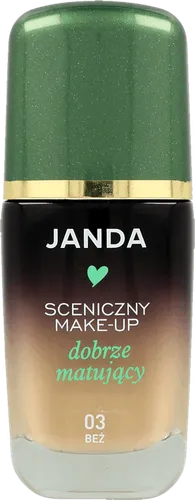Janda Sceniczny make- up, Podkład do twarzy dobrze matujący