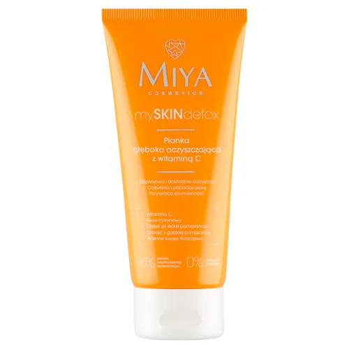 Miya Cosmetics mySKINdetox, Pianka głęboko oczyszczająca z witaminą C - 2