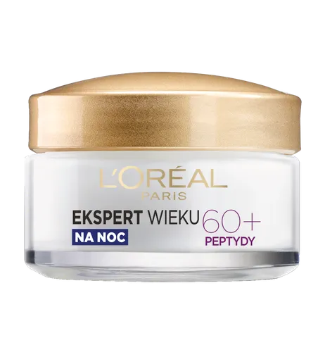 L'Oreal Paris Ekspert Wieku, Przeciwzmarszczkowy krem odbudowujący na noc  60+ - 1