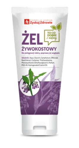 Zyskaj Zdrowie Żel żywokostowy do pielęgnacji skóry