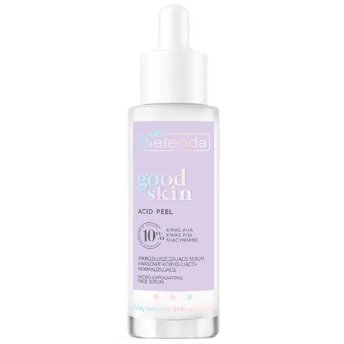 Bielenda Good Skin, Acid Peel Micro Exfoliating Face Serum (Mikrozłuszczające serum kwasowe korygująco-normalizujące)