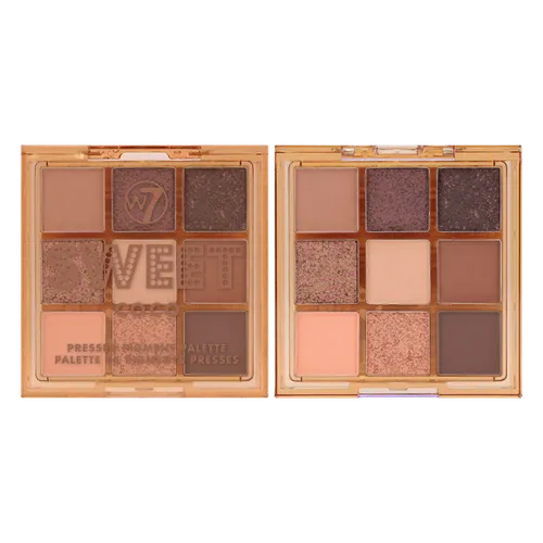 W7 Sweet Coco  Pressed Pigment Palette (Paleta cieni do powiek)