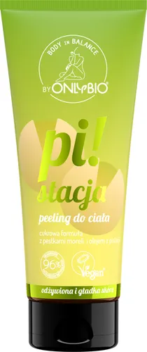 OnlyBio Body In Balance, Pistacja, Cukrowy peeling do ciała