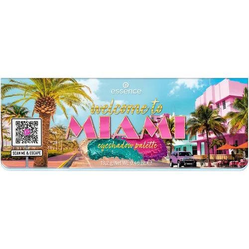Essence Welcome to Miami Eyeshadow Palette (Paletka cieni do powiek) - 1