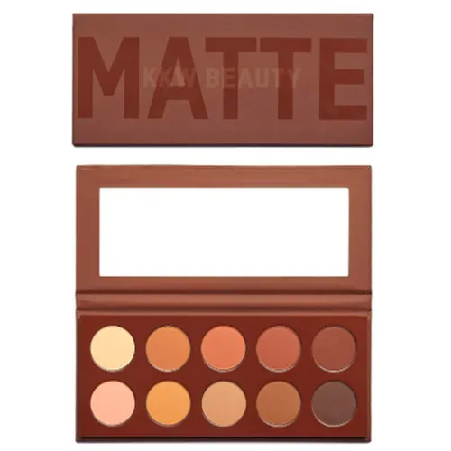 KKW Beauty Matte Cocoa Eyeshadow Palette (Paleta 10 cieni do powiek) - 1