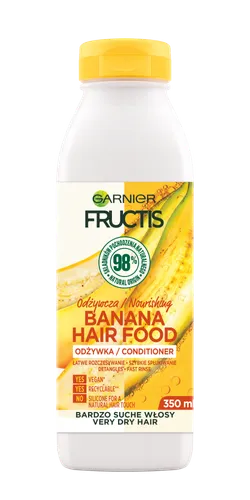 Garnier Fructis, Banana Hair Food, Odżywka do włosów bardzo suchych