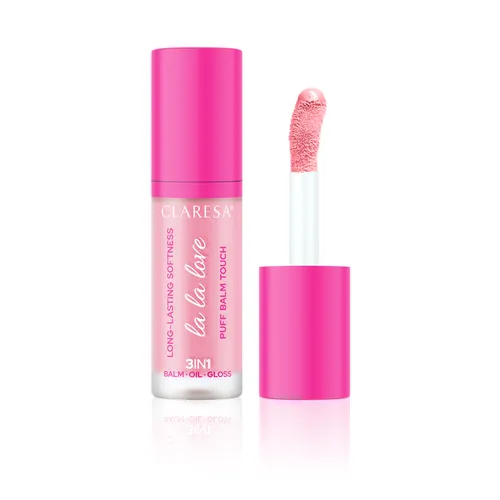 Claresa La La Love, 3in1 Balm Oil Gloss (Kremowy błyszczyk do ust 3w1) - 2