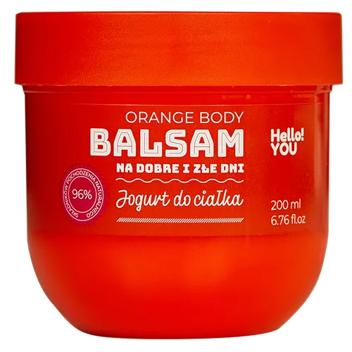 Hello You! Balsam na dobre i złe dni jogurt do ciałka  `Orange Body` - 1