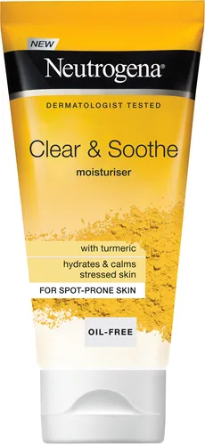 Neutrogena Clear & Soothe, Moisturiser with Turmeric (Krem nawilżający z kurkumą)