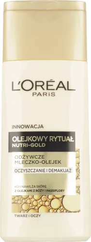 L'Oreal Paris Nutri Gold, Olejkowy Rytuał, Odżywcze mleczko - olejek do twarzy