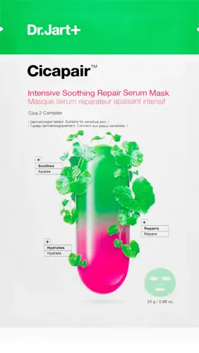 Dr. Jart+ Cicapair, Intensive Soothing Repair Serum Mask (Łagodząca maska do twarzy w płachcie)