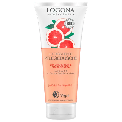 Logona Erfrischende Pflegedusche Bio-Grapefruit & Bio-Aloe Vera (Odświeżający prysznic pielęgnacyjny `Grejpfrut i aloes`) - 1