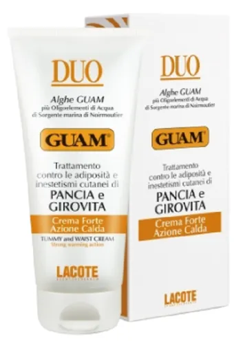 Lacote Guam Duo Crema Pancia e Girovita (Rozgrzewający krem wyszczuplający na brzuch i biodra)