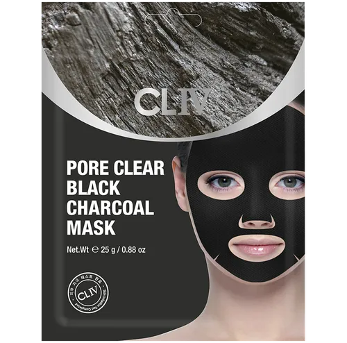 Cliv Premium Pore Clear Black Charcoal Mask (Oczyszczająca maska w płachcie)