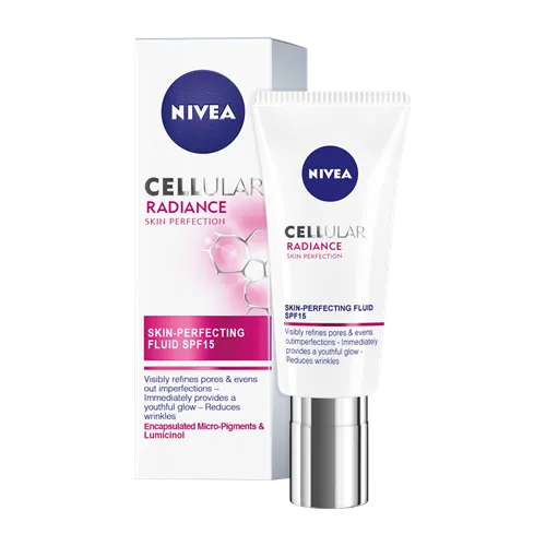 Nivea Cellular Radiance, Skin Perfecting Fluid SPF 15 (Fluid udoskonalający do twarzy)