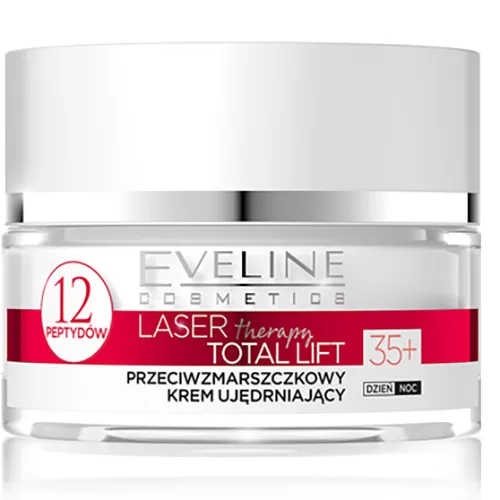 Eveline Cosmetics Laser Therapy Total Lift, Regenerujący krem na dzień i na noc wypełniający zmarszczki 45+