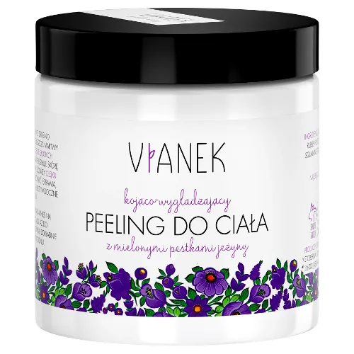 Vianek Seria Fioletowa, Kojąco- wygładzający peeling do ciała