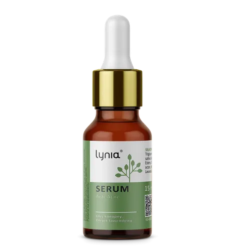 Lynia Serum Anti-acne z olejem konopnym i olejkiem lawendowym