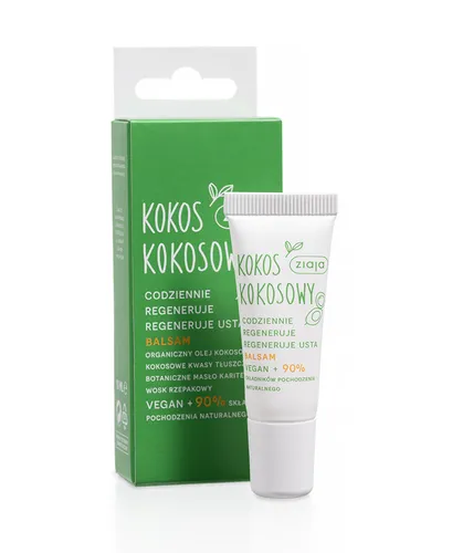 Ziaja Kokosowy Kokos, Regenerujący balsam do ust