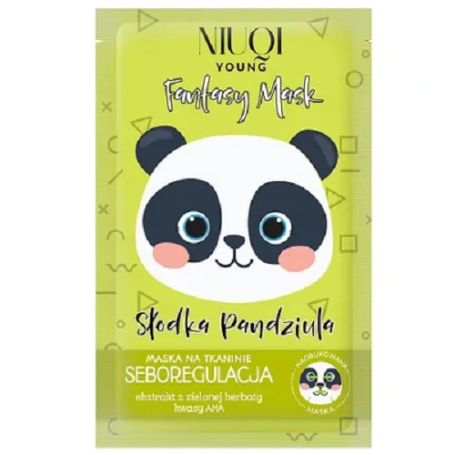 Niuqi Young Fantasy Mask, Maska na tkaninie seboregulująca `Słodka pandziula`