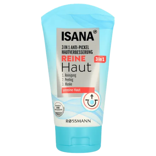 Isana Reine Haut, 3in1 Maske Peeling (Krem myjący, peeling, maska 3 w 1)