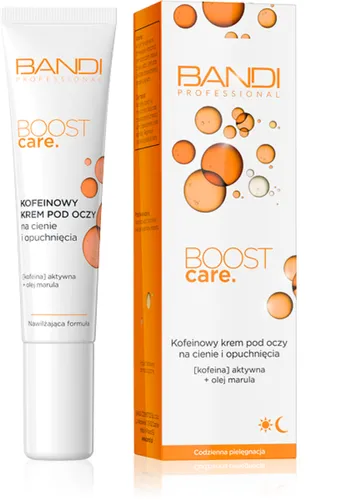 Bandi Boost Care, Kofeinowy krem pod oczy na cienie i opuchnięcia