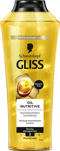 Schwarzkopf Gliss Oil Nutritive, Szampon do włosów przesuszonych i zniszczonych - 1