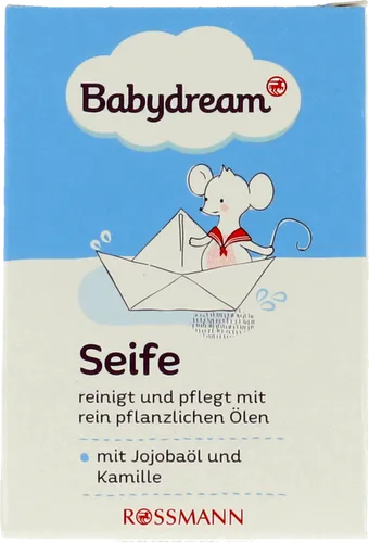 Babydream Seife mit Jojobaöl und Kamille (Mydło w kostce dla dzieci z olejkiem z jojoby)