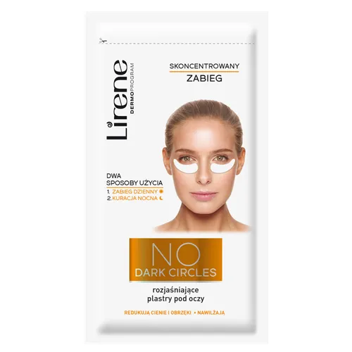 Lirene Dermoprogram No Dark Circles, Rozjaśniające plastry pod oczy