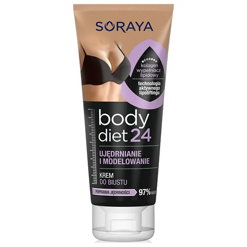 Soraya Body Diet24, Krem do biustu `Ujędrnianie i modelowanie`