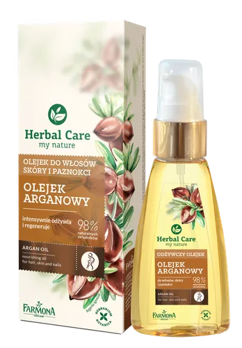 Herbal Care Olejek arganowy do włosów, skóry i paznokci