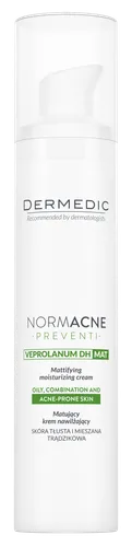 Dermedic Normacne Preventi, Mattyfing Moisturizing Cream (Matujący krem nawilżający)