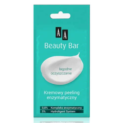 AA Beauty Bar, Kremowy peeling enzymatyczny `Łagodne oczyszczanie`