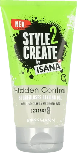 Isana Style 2 Create, Hidden Control, Styling Gel (Żel stylizacyjny do włosów)
