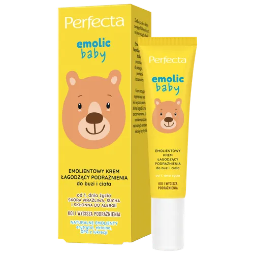Perfecta Emolic Baby, Emolientowy krem łagodzący podrażnienia do buzi i ciała