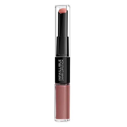 L'Oreal Paris Infallible, 24H Lipstick (Długotrwała pomadka i błyszczyk do ust 2 w 1)