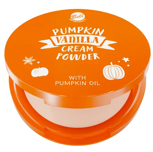 Bell Pumpkin Vanilla Cream Powder (Puder utrwalający makijaż z olejem z dyni)